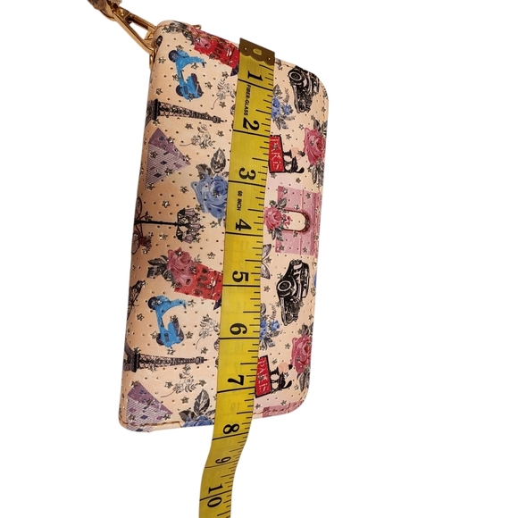 Paris Themed Wallet Wristlet NWT Valentine's Gift - Picture 8 of 9